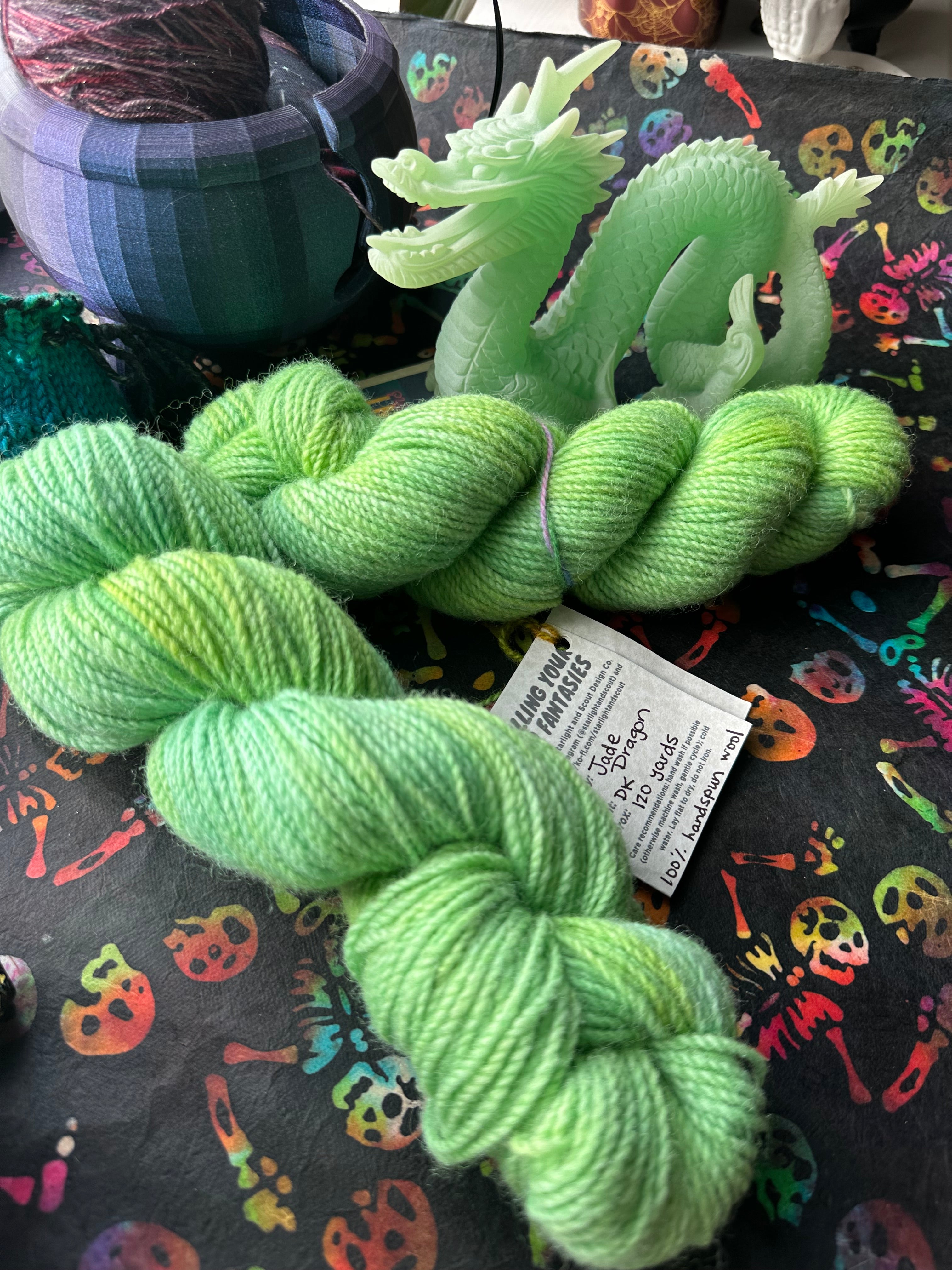 Jade Dragon - sport/dk weight