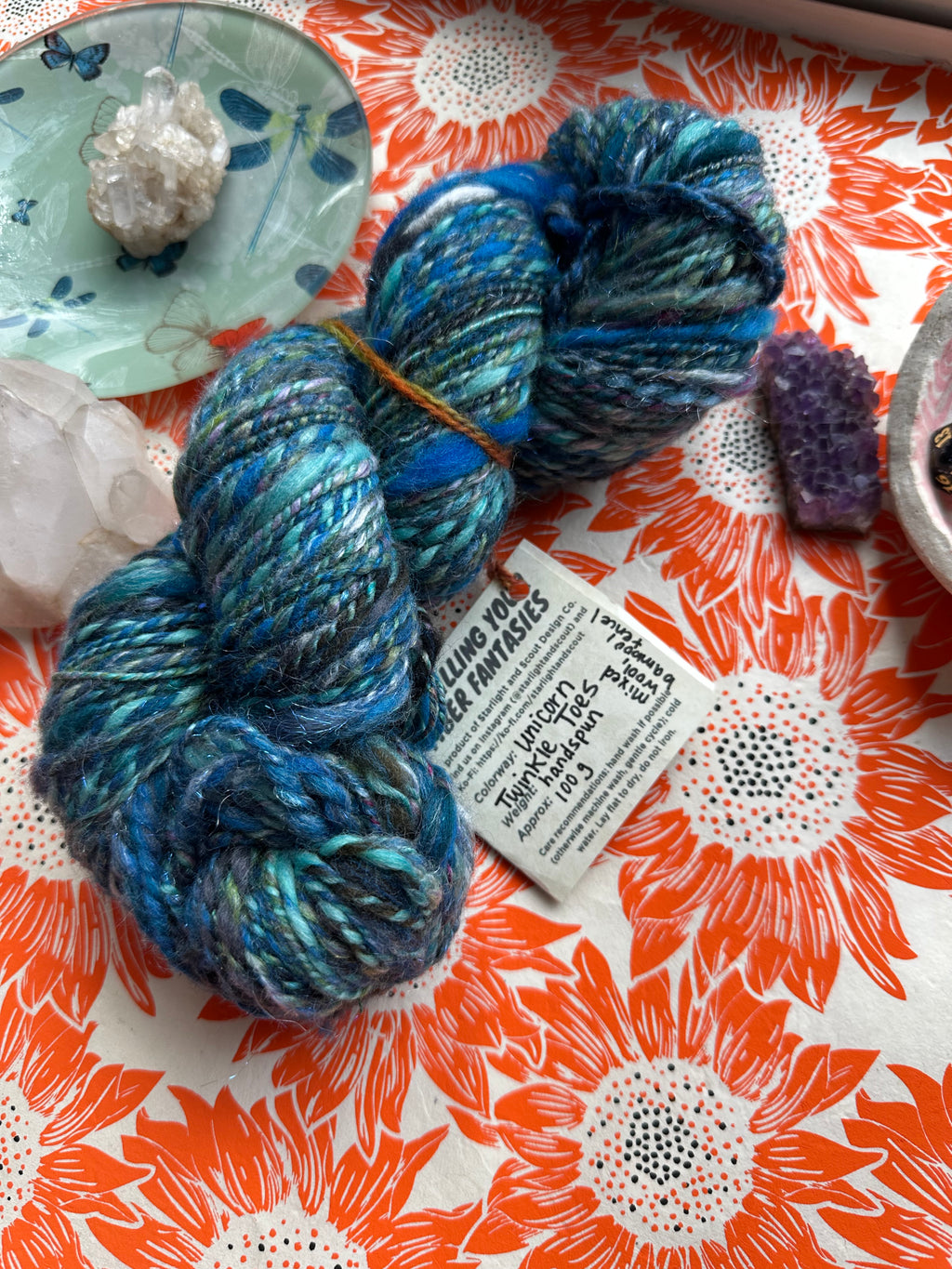 Handspun OOAK - Unicorn Twinkle Toes