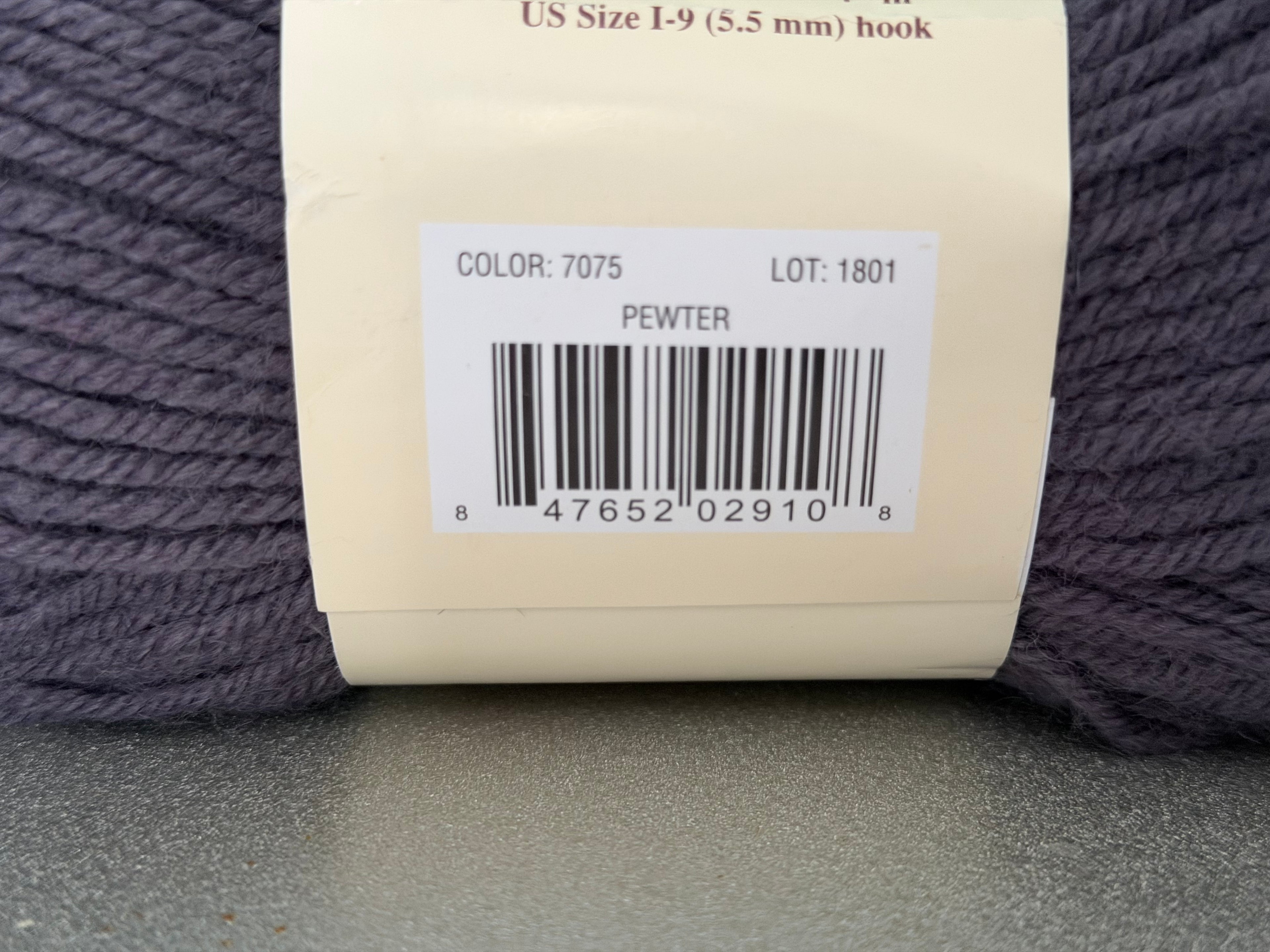 Destash - Universal Classic Worsted - Pewter