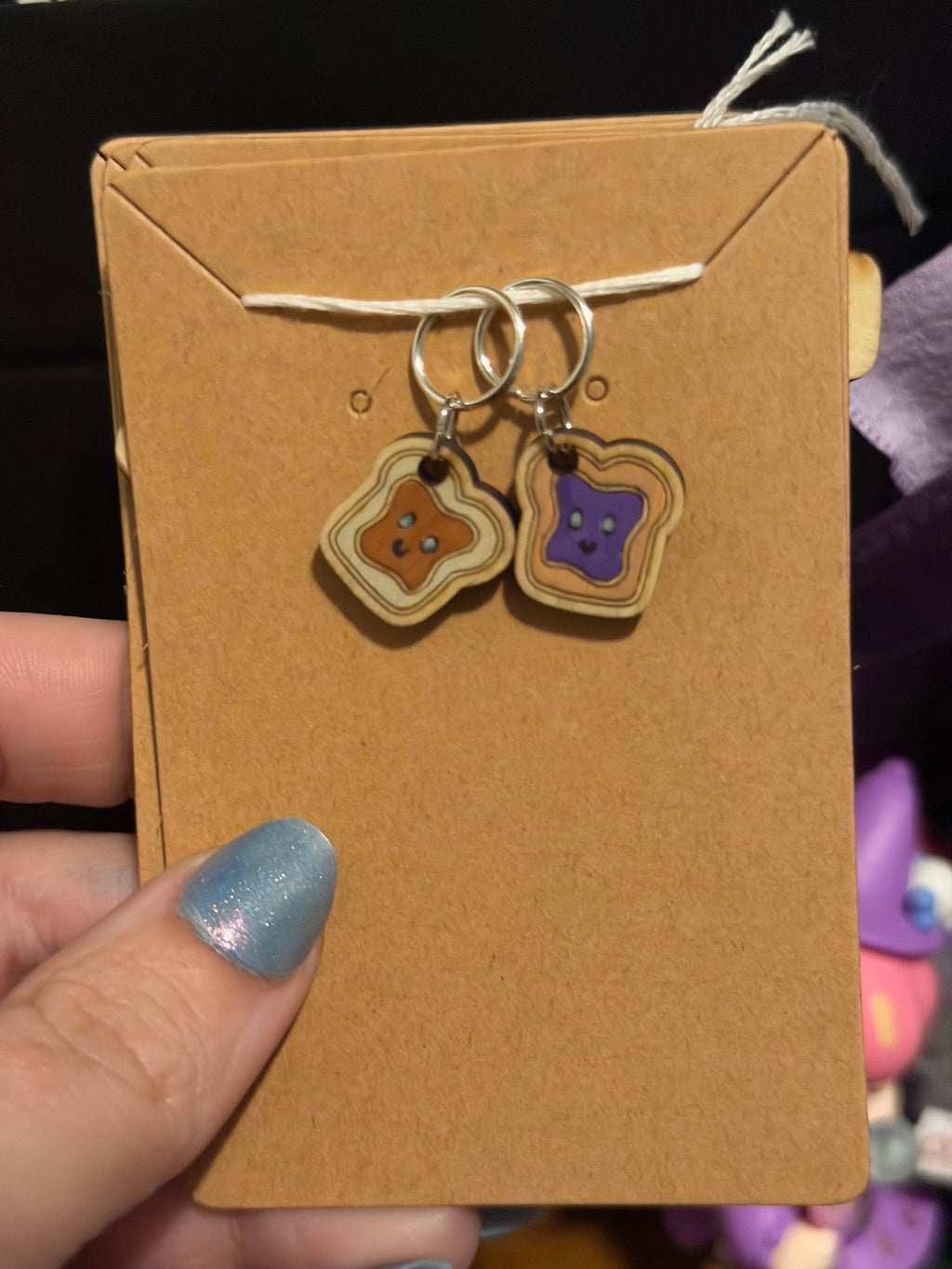 Hand Painted Stitch Markers